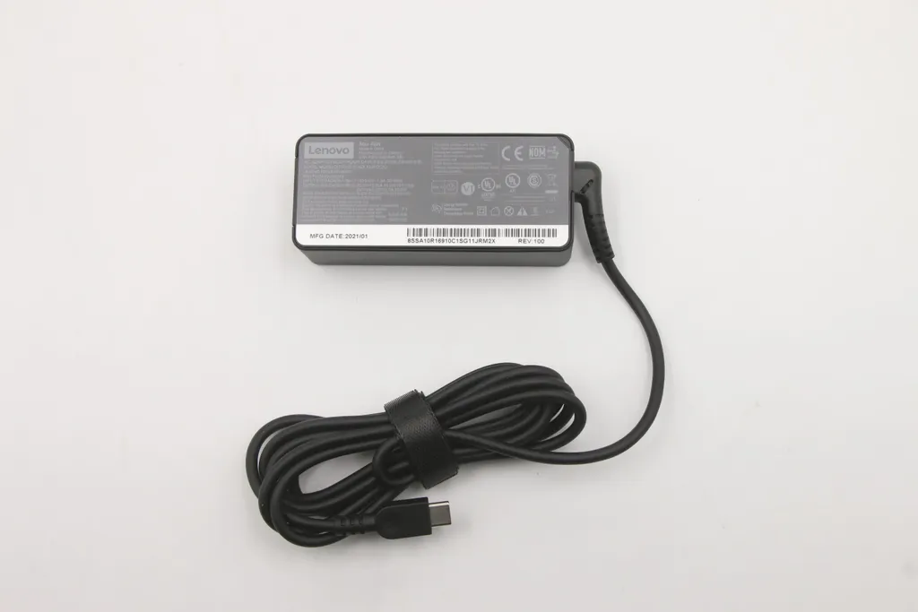 Lenovo 45W USB-C 5A10W86243 Originale - Caricabatterie Rapido