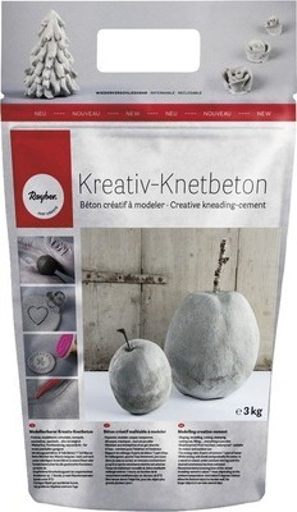 Rayher Kreativ Knetbeton für Skulpturen und Dekorationen 1 Produktbild 