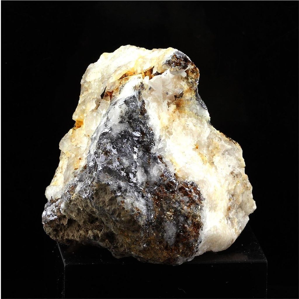 Argenthaltiger Bleiglanz + Quarz 406,0 Karat