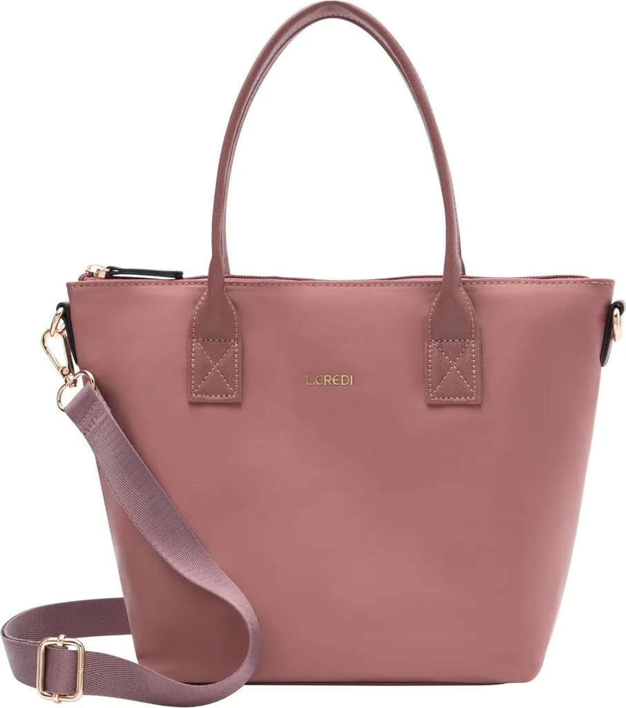 Sac à main Pura L.CREDI Rosé Idéal pour le Travail et les Sorties Chic