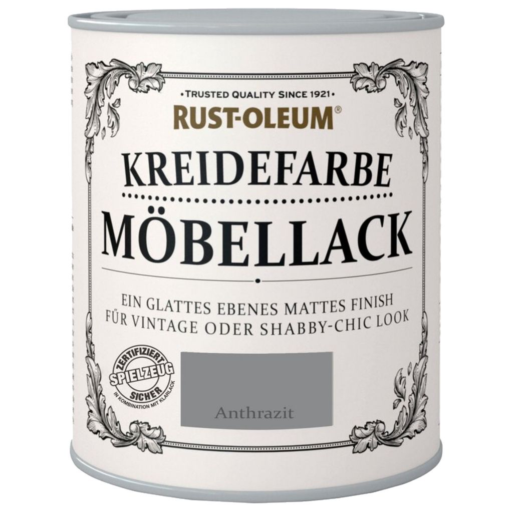 Rust-Oleum Kreidefarbe Möbellack 750 ml anthrazit Produktbild 