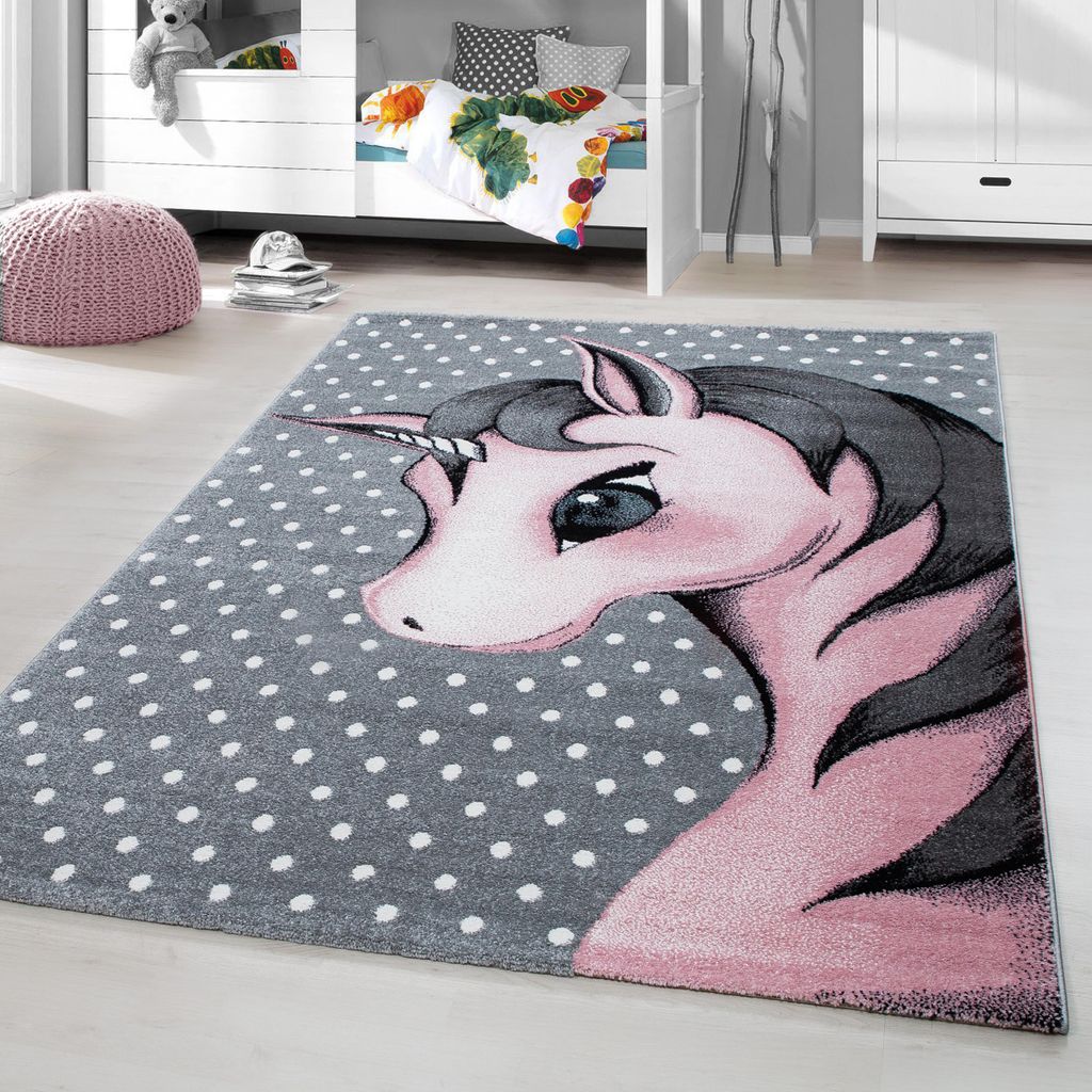 Homebyhome Dywan do Pokoju Dziewcz?cego Modny Wzór Zdjęcie produktu 
