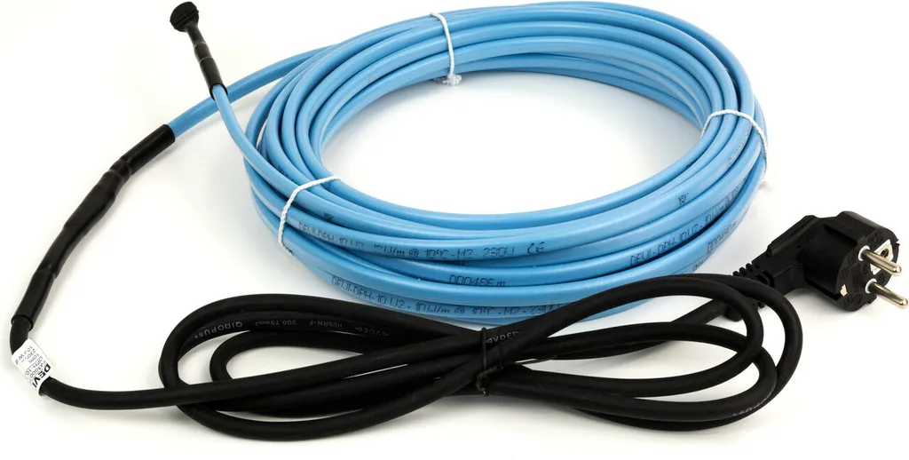 Ruban chauffant autolimité Danfoss 10m 100W pour protection contre le gel