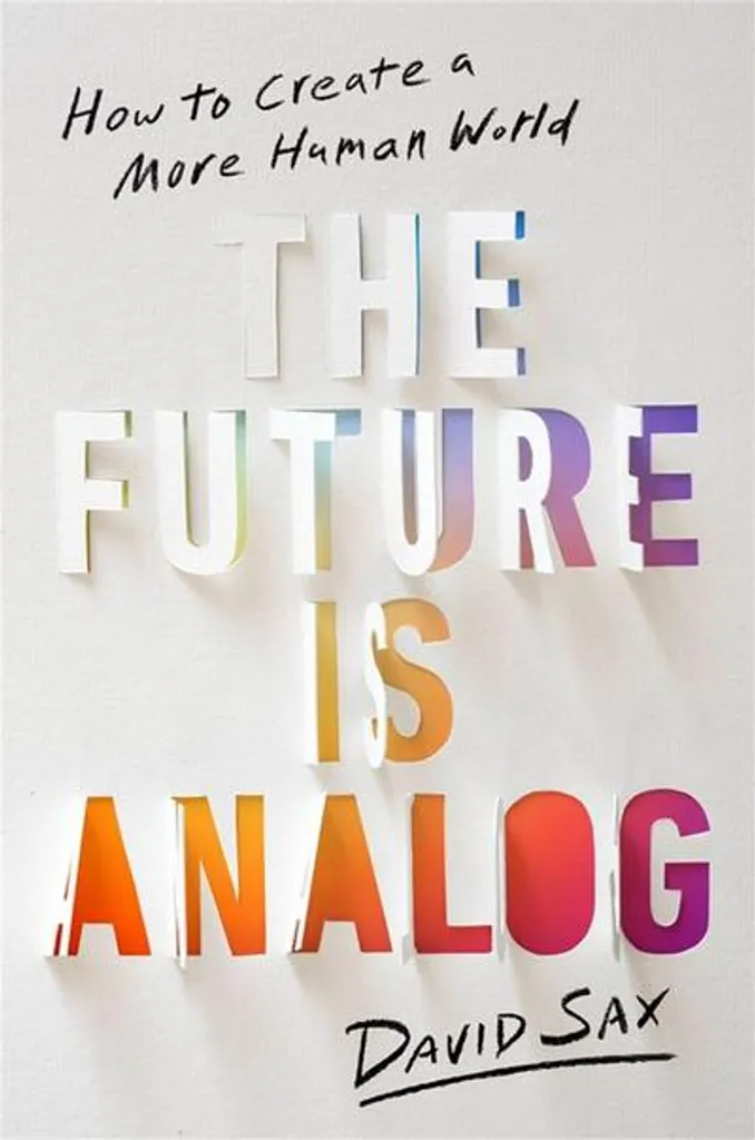 Livre de sociologie moderne The Future Is Analog en grand format