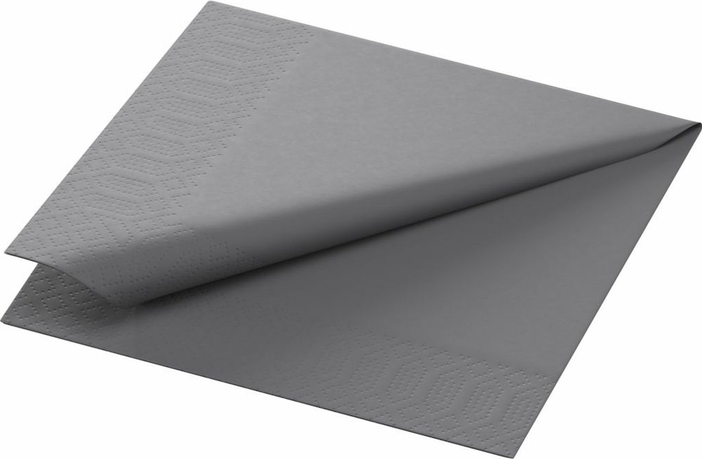 Duni Servietten granite grey 24x24cm 3lagig 250 Stück
