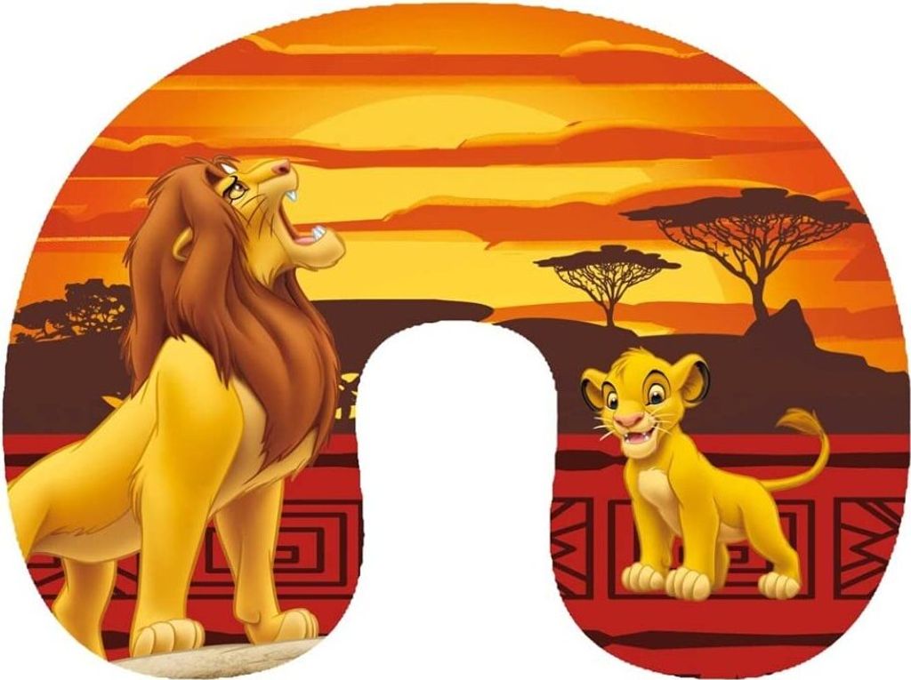 Le roi lion compagnon de voyage Coussin pour la nuque Image du produit 