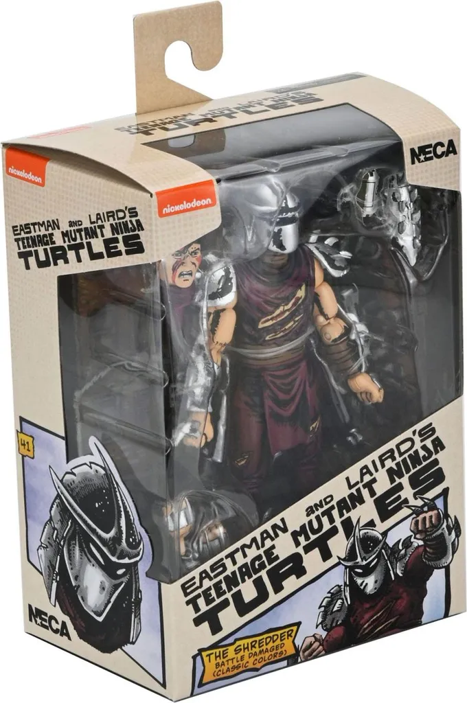 Figurine Shredder pour Diorama TMNT - Version 18 cm Combat Damage - 2