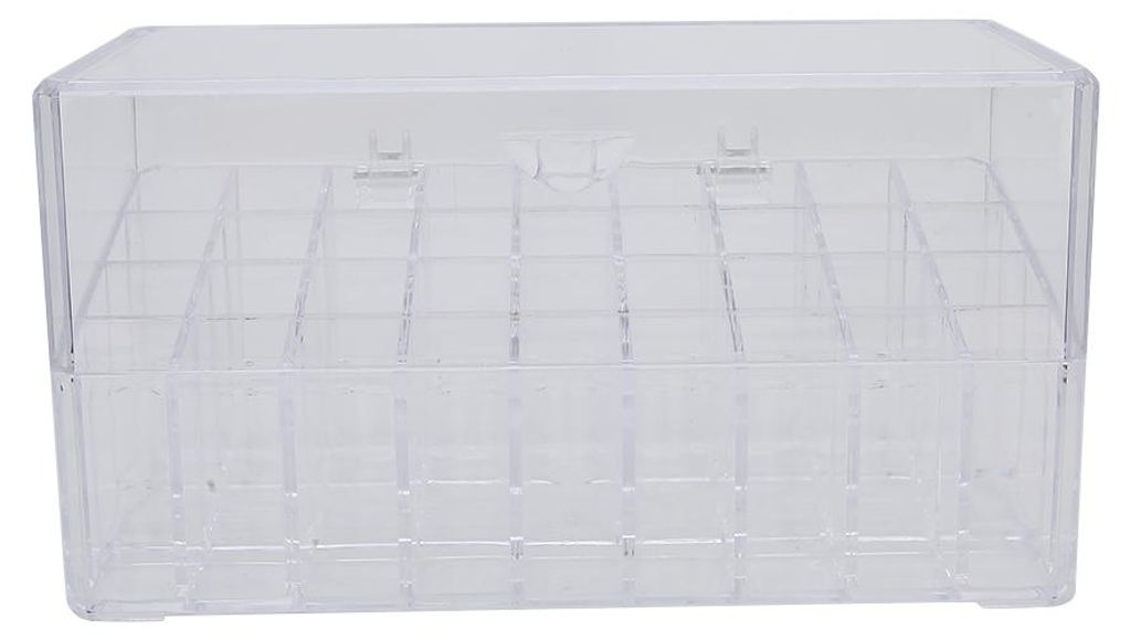staubdichte, transparente Lippenstift-Aufbewahrungsbox mit 36 Fächern