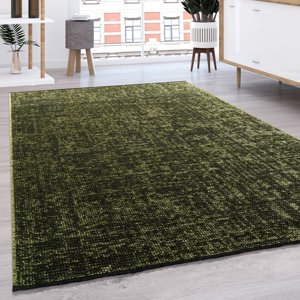 Teppich Wohnzimmer Flachgewebe Modern Sisal Muster Einfarbig Pastell Fransen Grösse 60x100 cm