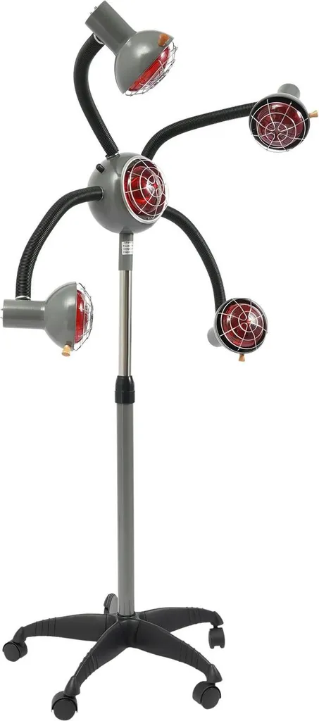 Haardampfer professionnel à lampes infrarouges 750W - Modèle sur pied