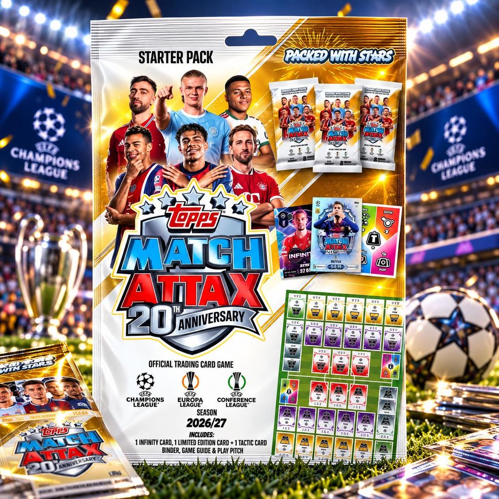 Paquete de inicio de la Liga de Campeones Topps UCC para la Imagen del producto 