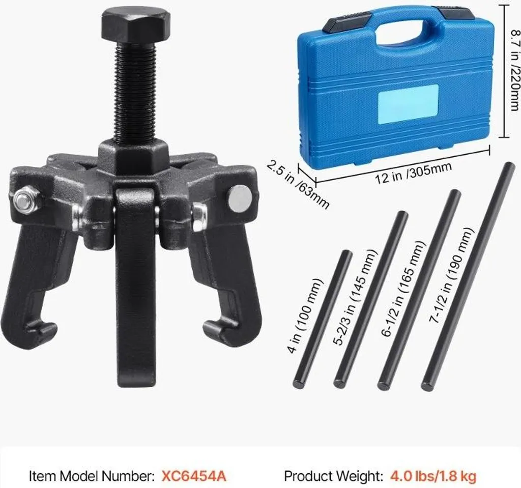 Kit Extracteur d'Équilibrage Harmonique à 3 Mâchoires Réglable Pro - 7