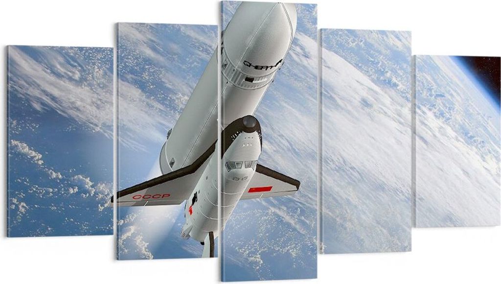 Bild auf Leinwand - Leinwandbild - Himmel Rakete Kosmos Produktbild 