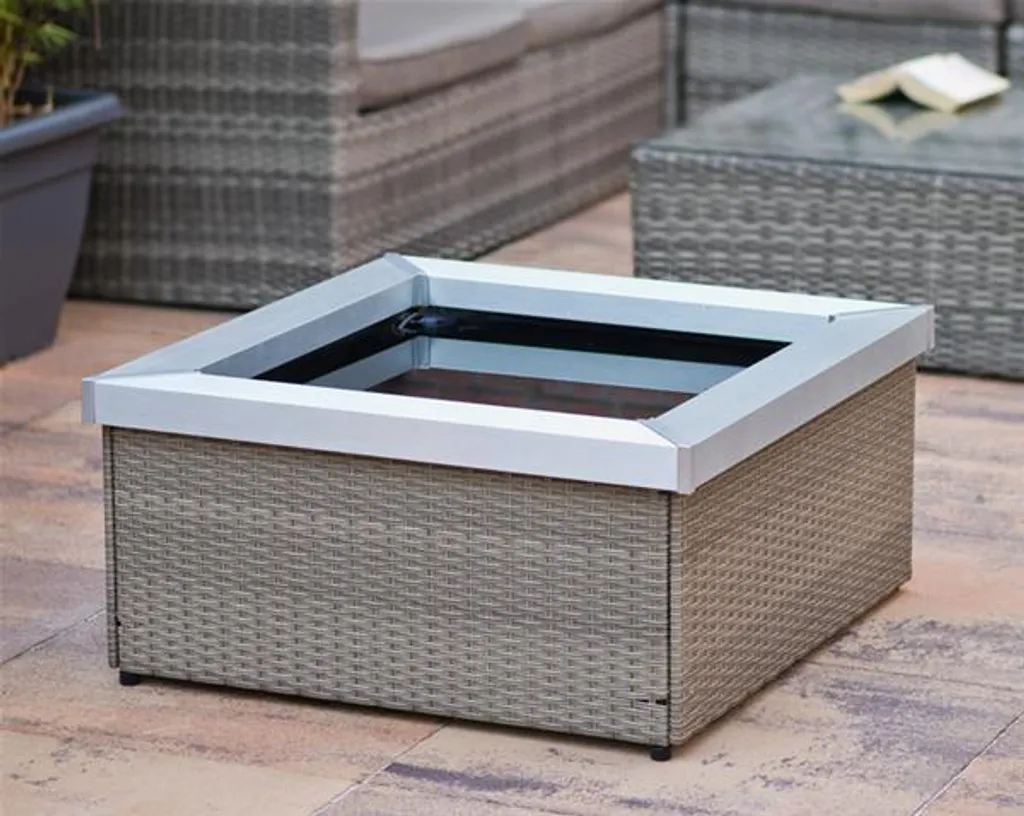 Fontaine d'Extérieur Amora Ubbink Grise - Créer un Espace Zen de Jardin