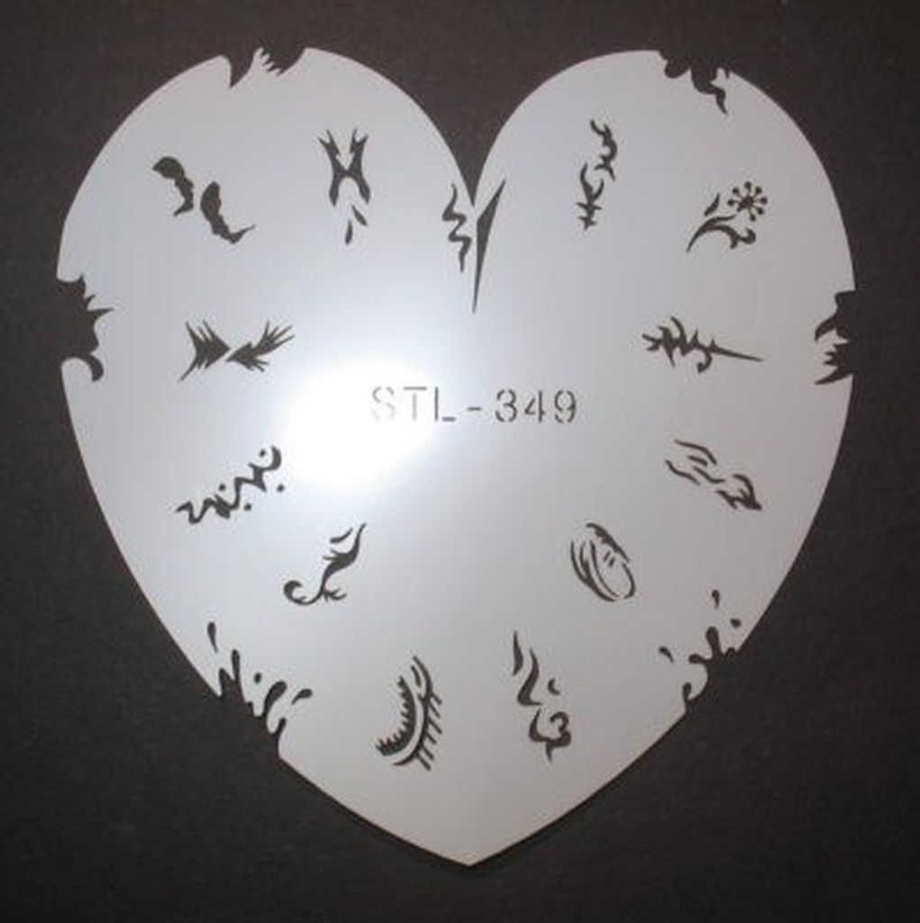 Airbrush-Schablone STL-349