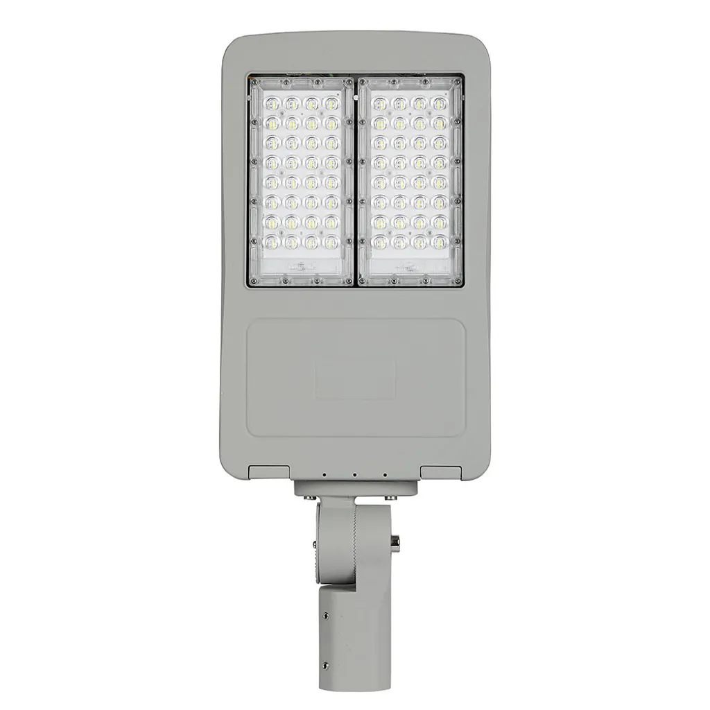 Éclairage Public LED 100W 14000lm Gris IP65 pour Voirie et Parking