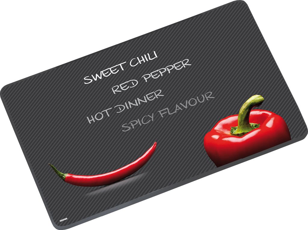 Kesper Schneideplatte, Chili, Paprika, Glas 36481 Produktbild 