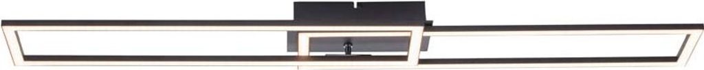 LED Deckenleuchte, dimmbar, beweglich, schwarz, L 102 cm
