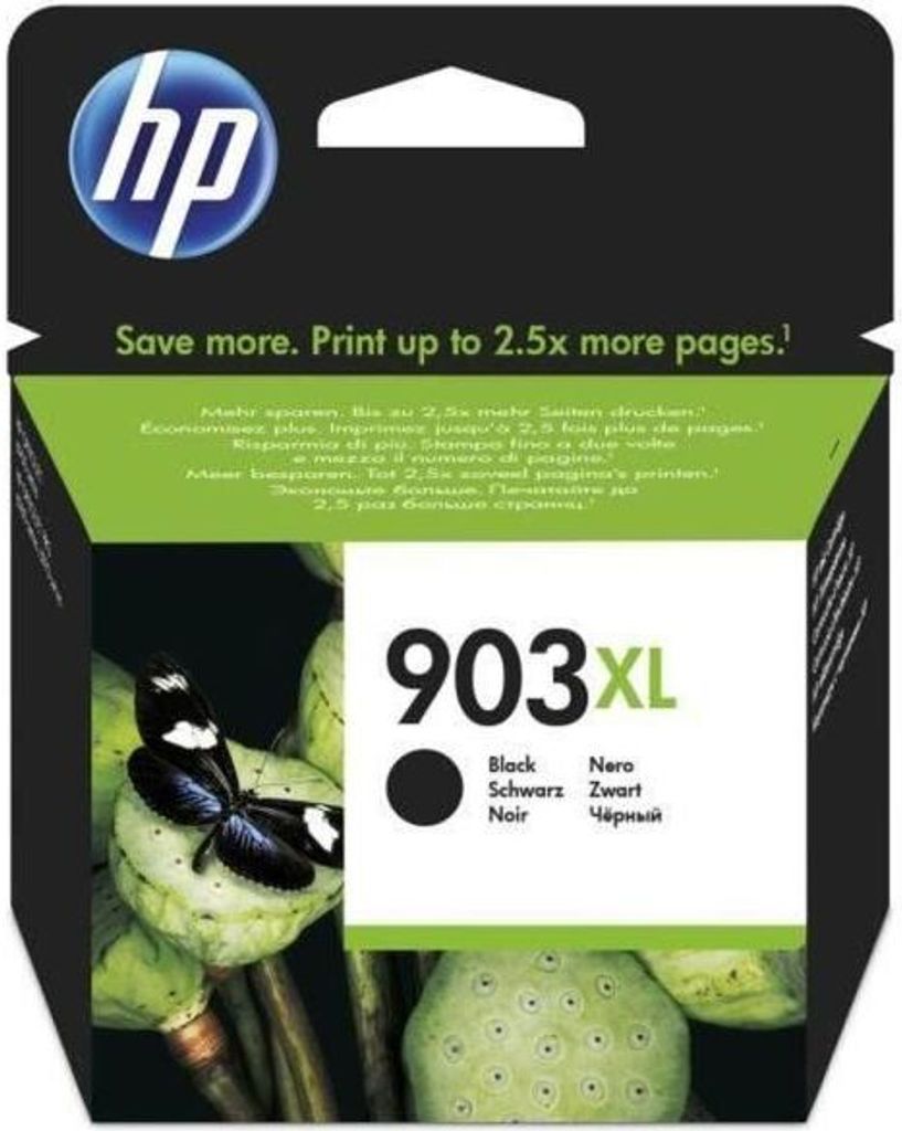 HP 903XL Tintenpatrone Schwarz, Hohe Kapazität, 21,5 ml, Original, Für OfficeJet Pro 6950, 6960, 6970