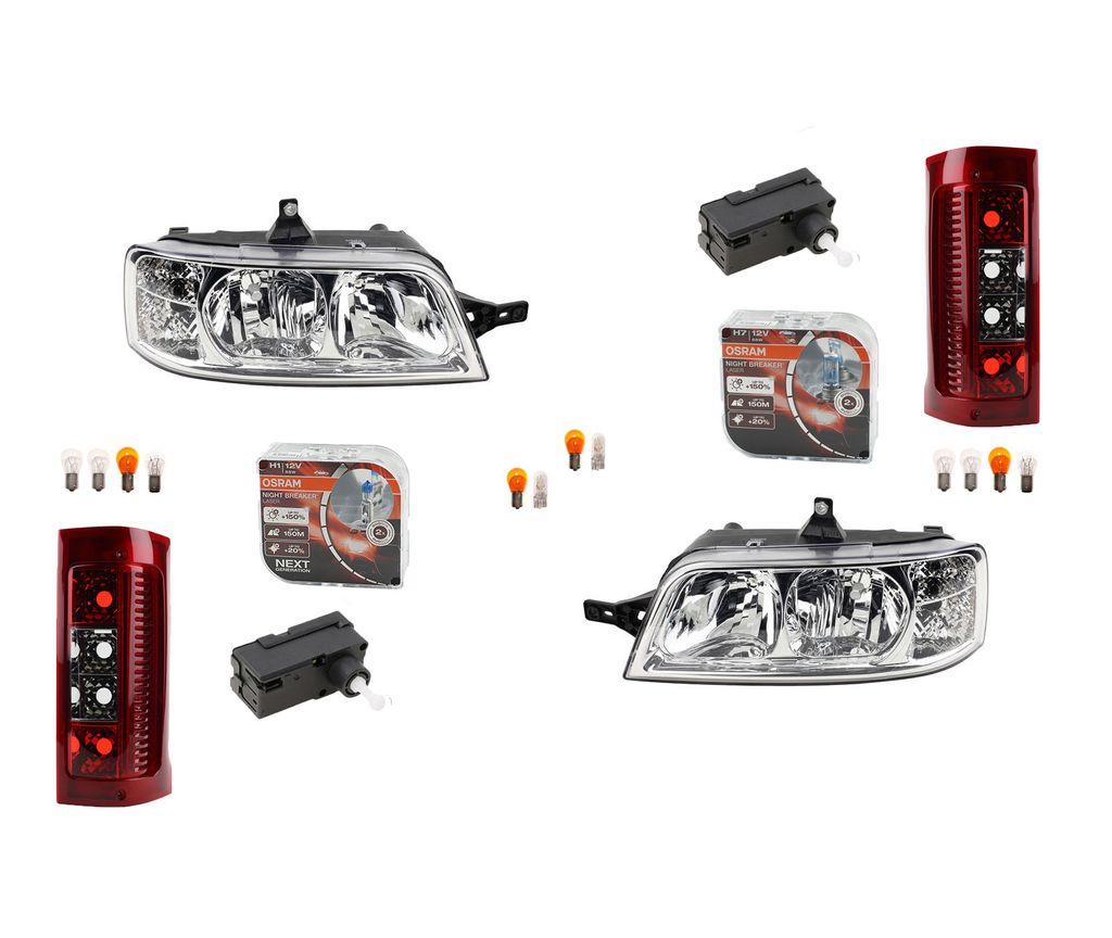 Johns, Scheinwerfer Li Re passend für Citroen Jumper + Osram Night Breaker Laser Heck