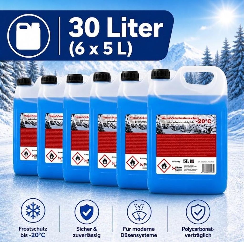 30 L Scheibenfrostschutz -20°C Scheibenwasser Frostschutz 6 Produktbild 