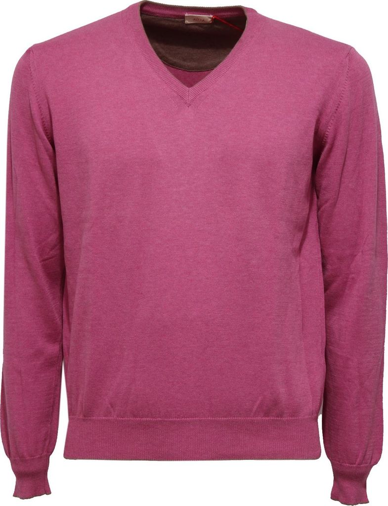 8457W ALTEA dunkelrosa Pullover Baumwolle Herren