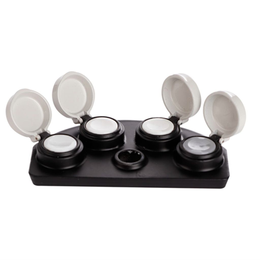 Watch Oil Dip Tool,Watch Oiler Dish,Watch Oiler Dish mit Deckel,4 Dish Watch Oil Dip Tool,Watch Oiler Dish Accessory