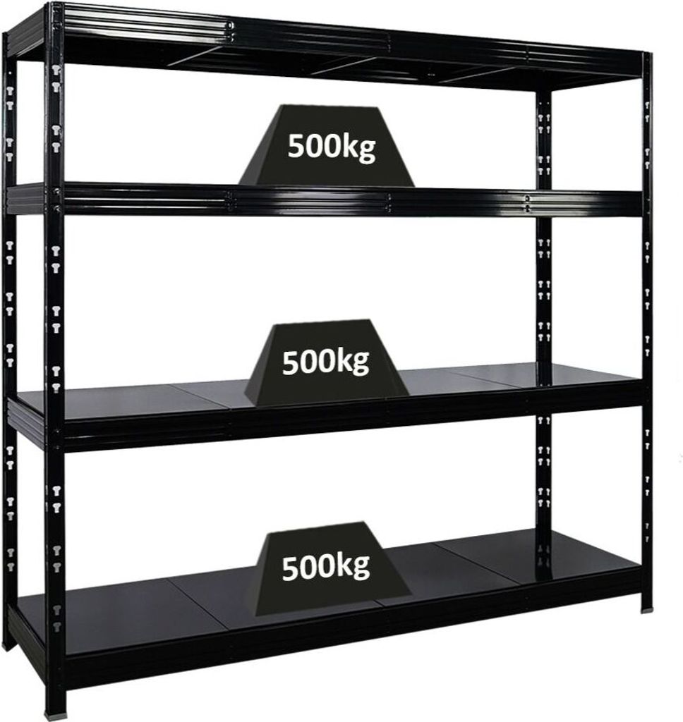 Profi Schwerlastregal Rhino | HxBxT 180x200x60cm | 4 Produktbild 