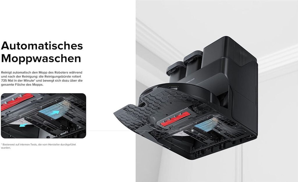 Roborock S7 Max Ultra Staubsauger Roboter 5500Pa mit Empty Produktbild 57