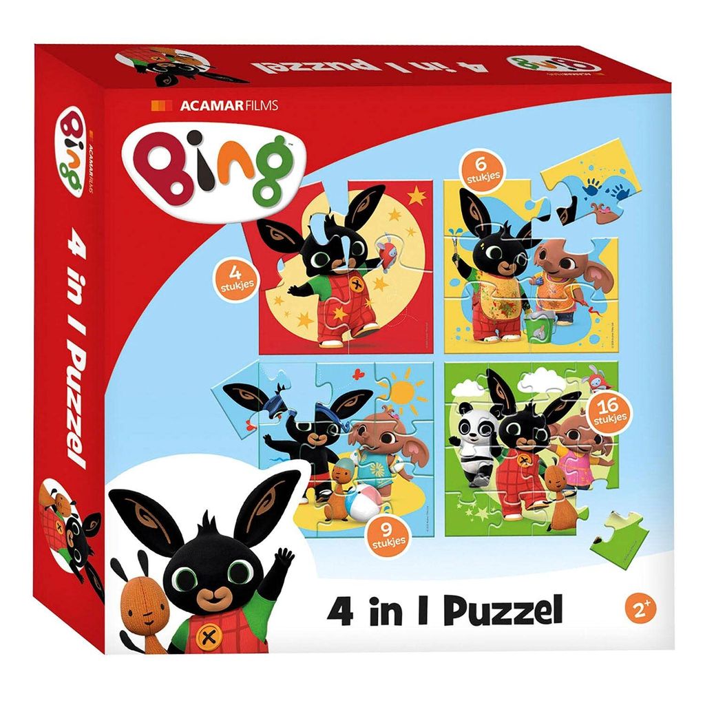 Totum 19091 Bing 4 In 1 Puzzle