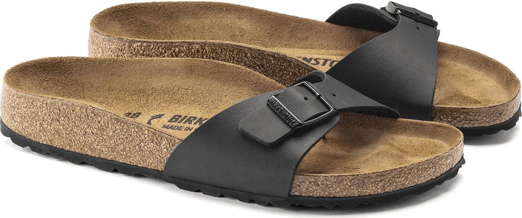 Birkenstock Madrid Birko-Flor schwarz schmale Weite Gr. 39 Produktbild 94