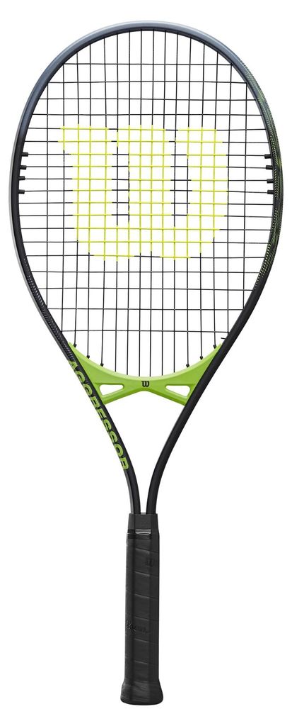 Wilson AGGRESSOR Tennis Racket Schwarz Grün Profi Schläger Produktbild 