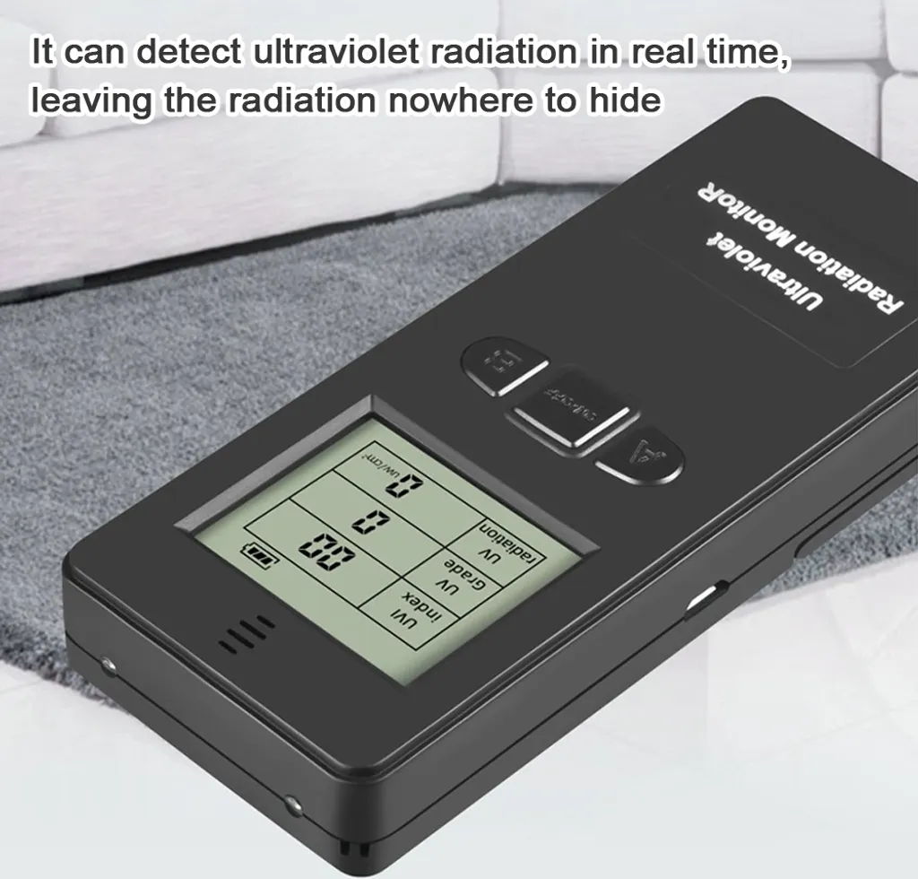 Radiomètre UV numérique portable testeur d'indice UVI pour extérieur - 6