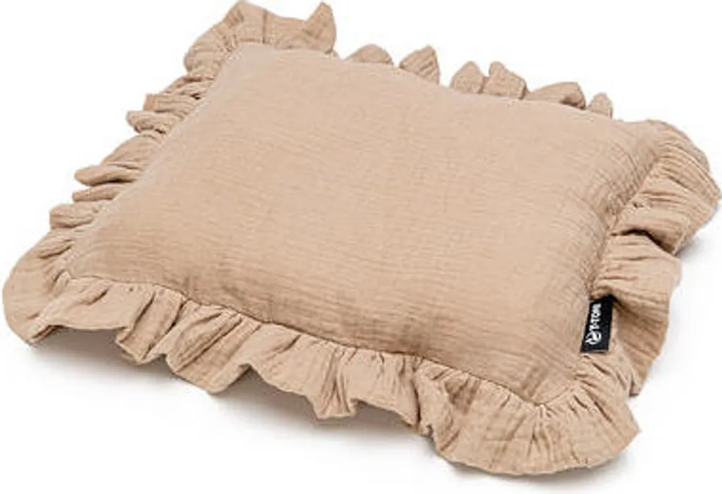 Coussin Anti-Transpiration Museline Ttomi T Tomi Beige avec Roue 25x30