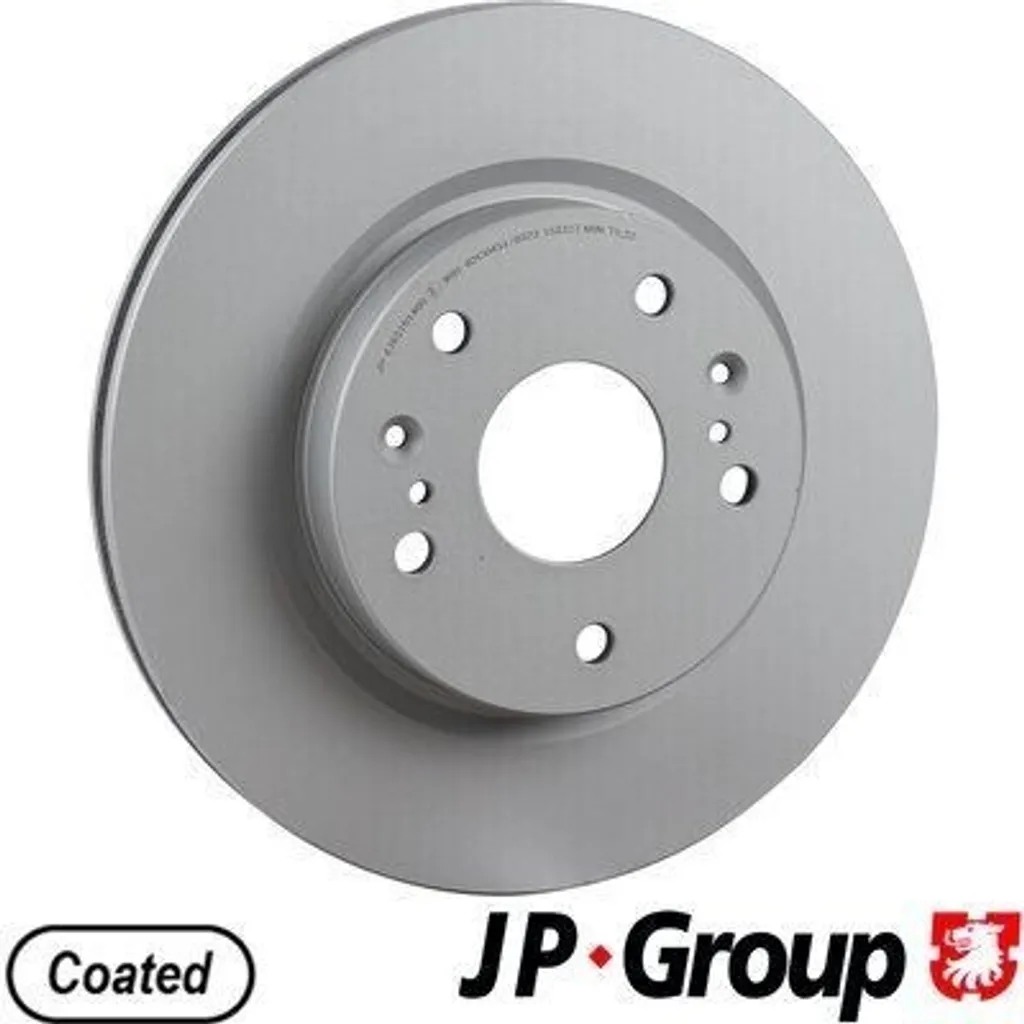Kit 2 disques de frein 280mm JP GROUP 4763101400 avant Suzuki Vitara