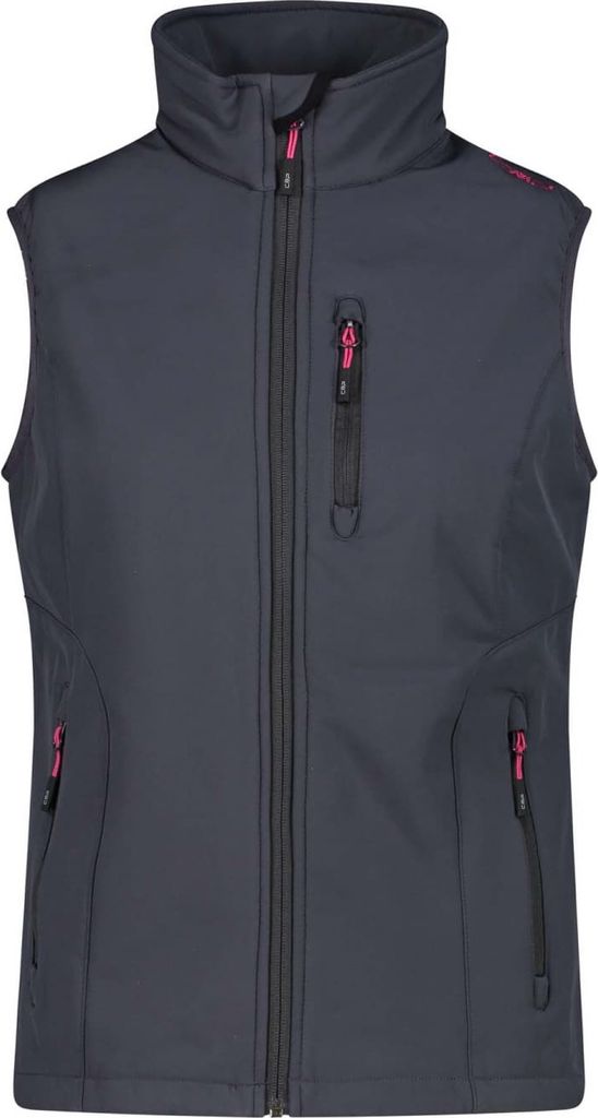 CMP DA VEST Weste Softshellweste Damen grau 36