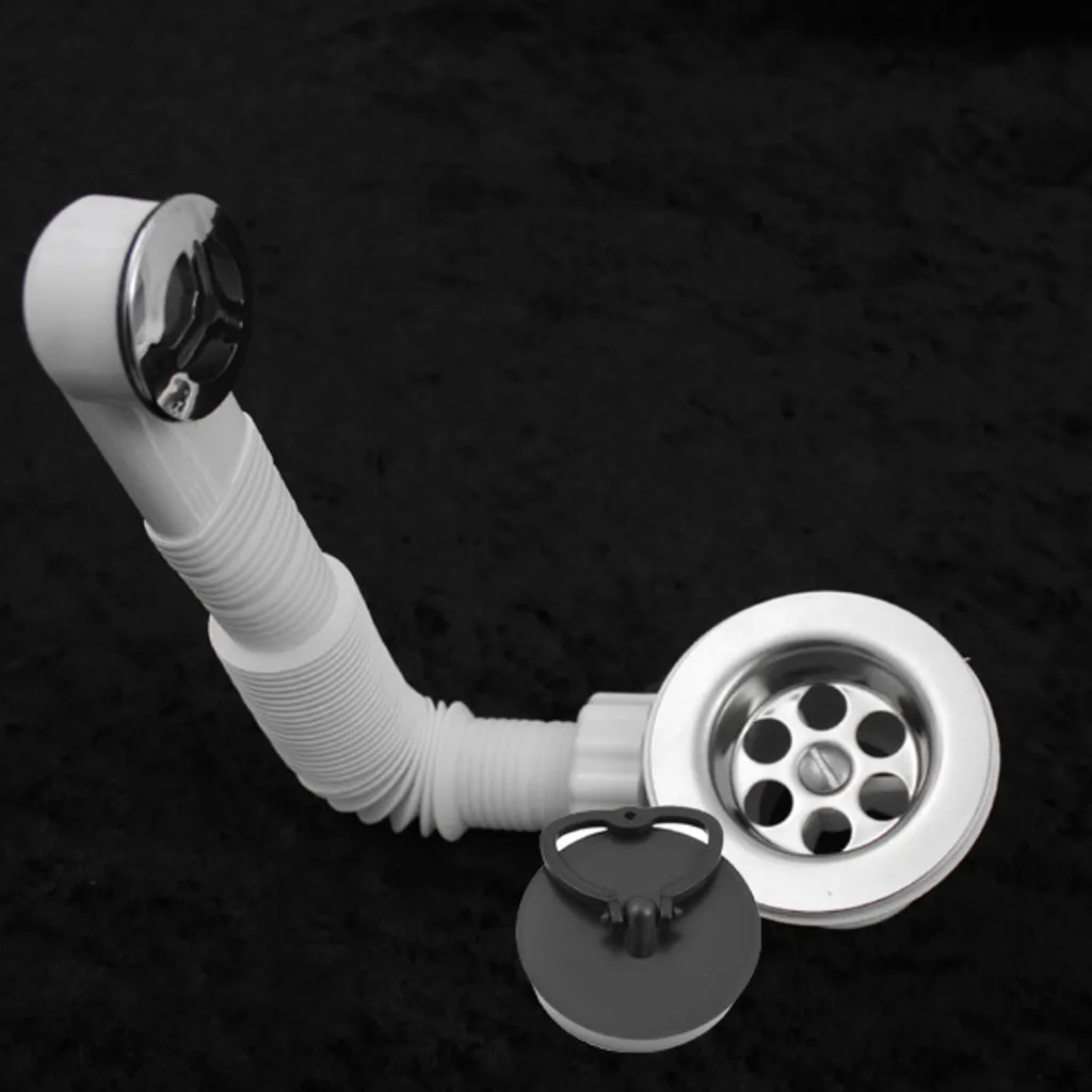 Évacuation lavabo 1 1/2" avec trop-plein intégré pour camping-car et van