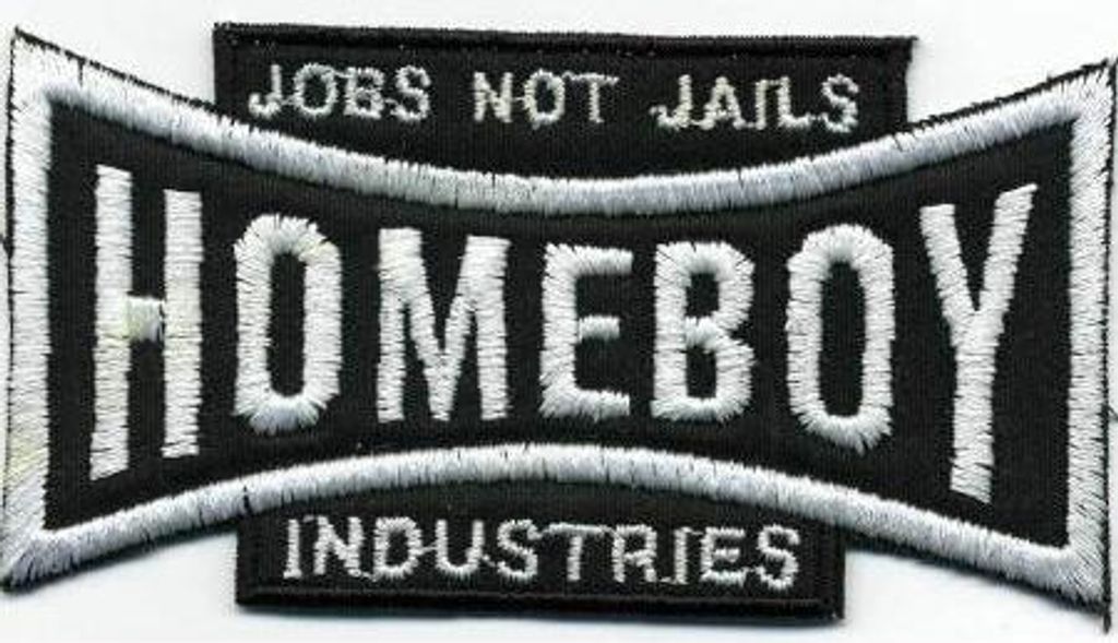 Aufnäher - Homeboy - 02141 - Gr. ca. 9,5 x 5 cm - Patches Stick Applikation