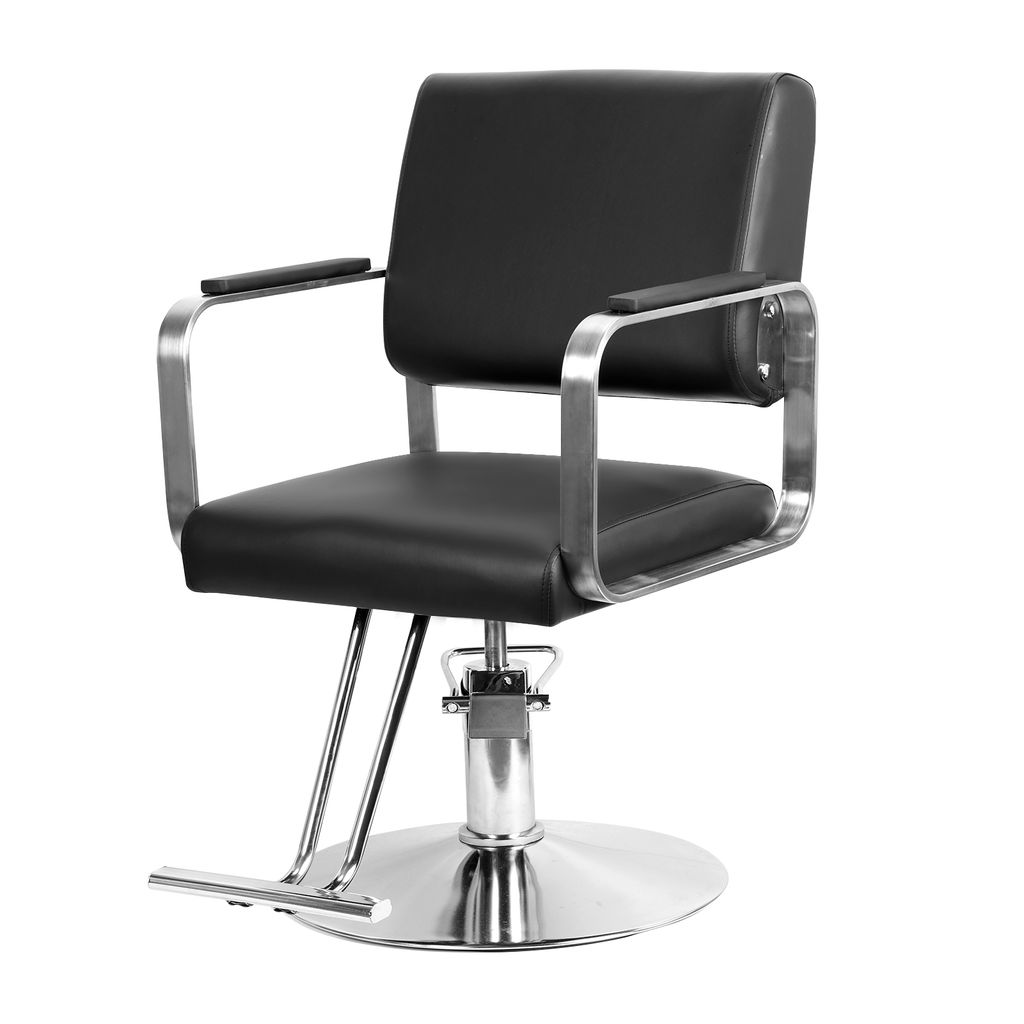 Hydraulischer Friseurstuhl, Salonstuhl für Stylisten, robuster Friseurstuhl mit Höhenverstellung, Ausstattung für Shampoo- und Kosmetiksalons