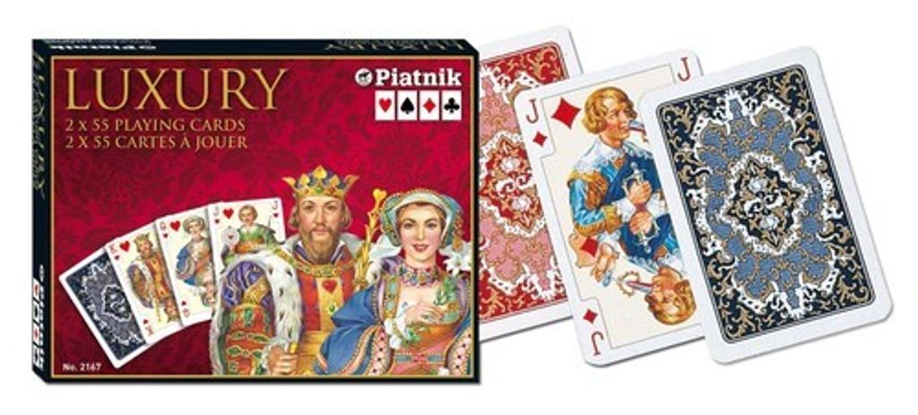 Cartes à jouer Piatnik 2 jeux lux luxe Image du produit 