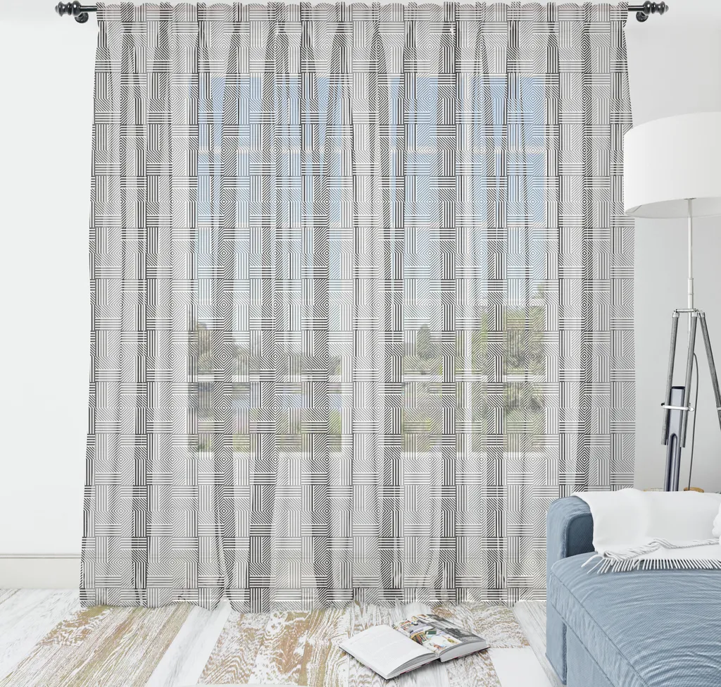 Arazzo Parete 240x274 Grigio Antracite Minimal - Abakuhaus Satin Seta