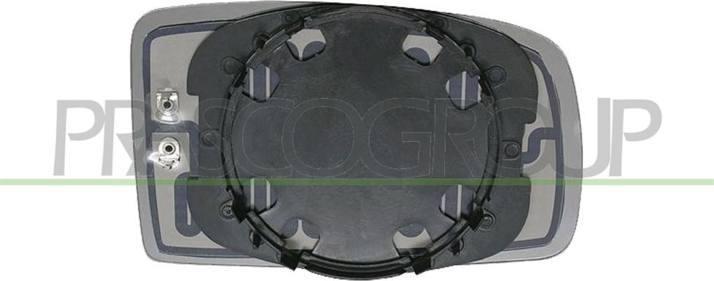 PRASCO Spiegelglas Außenspiegel Rechts für FIAT PANDA (169) Konvex FT1227503