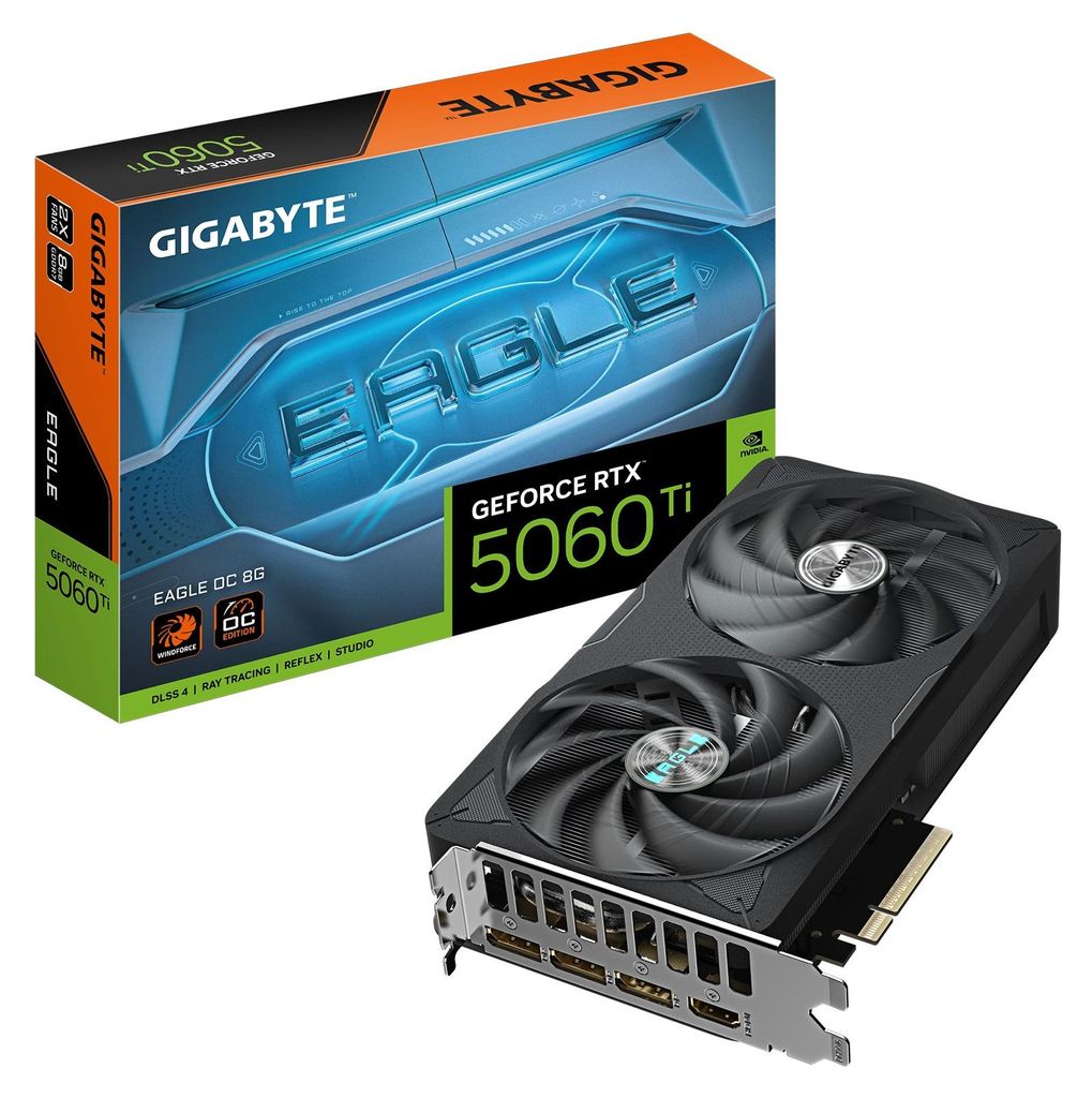 Gigabyte VGA NVIDIA RTX 5060 Ti EAGLE OC 8G DDR7 Imagen del producto 