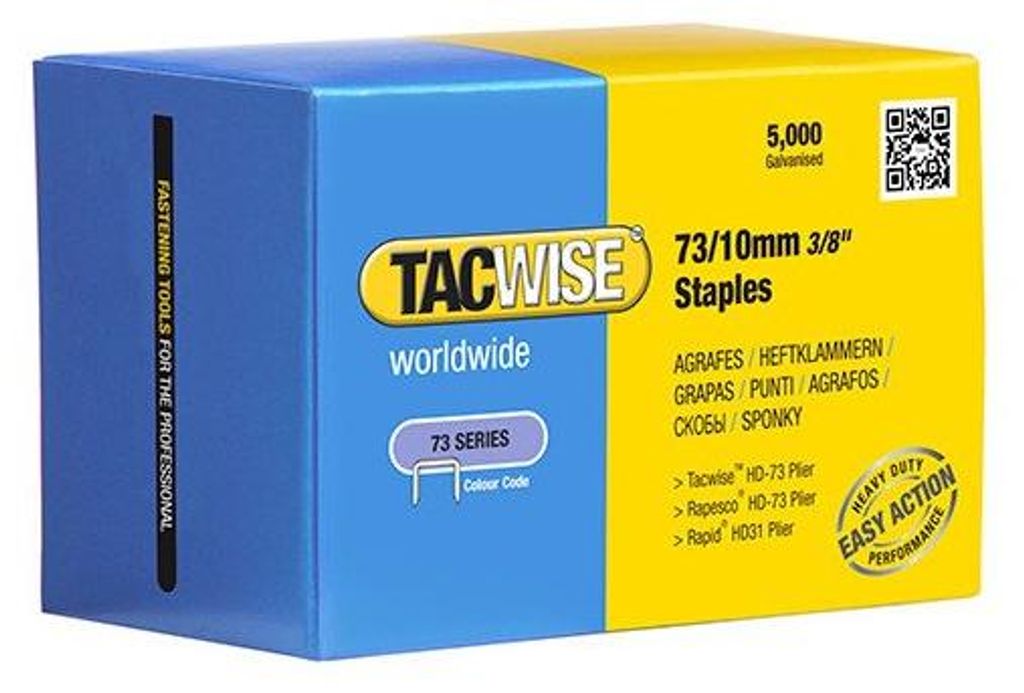 TACWISE Heftklammern 73/10 mm verzinkt 5.000 Stück Produktbild 