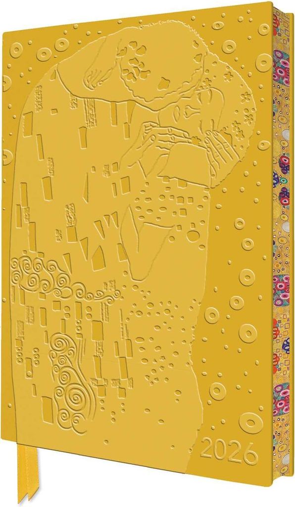 Gustav Klimt - Der Kuss - Tischkalender 2026