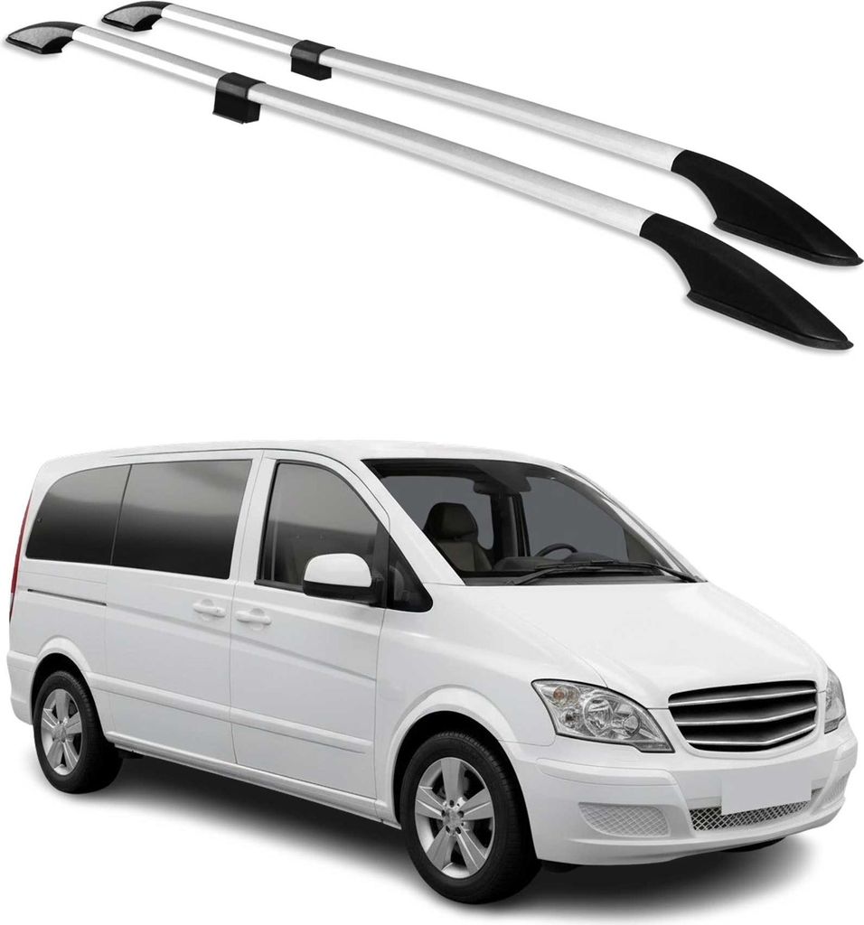 Barres de Toit Longitudinales pour Mercedes Vito W639 W447 Image du produit 