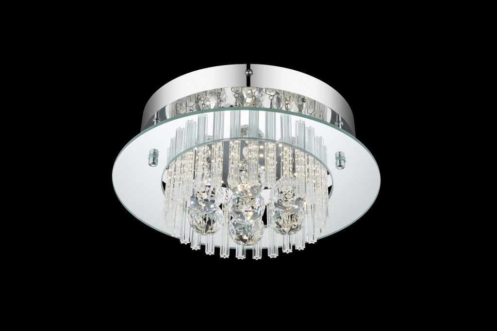 Globo Elena Deckenleuchte Chrom, 1xLED; 49361 Produktbild 