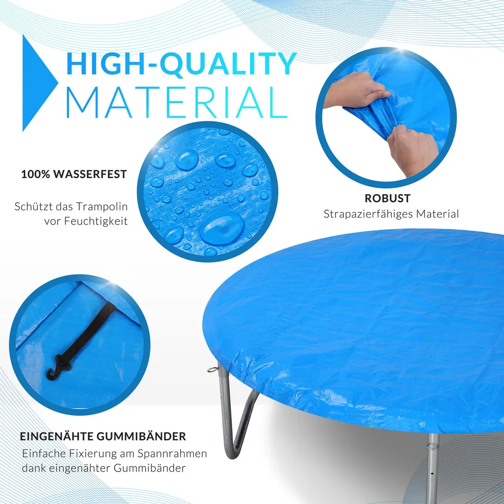 Housse de protection pour trampoline 426 cm imperméable et durable - 3