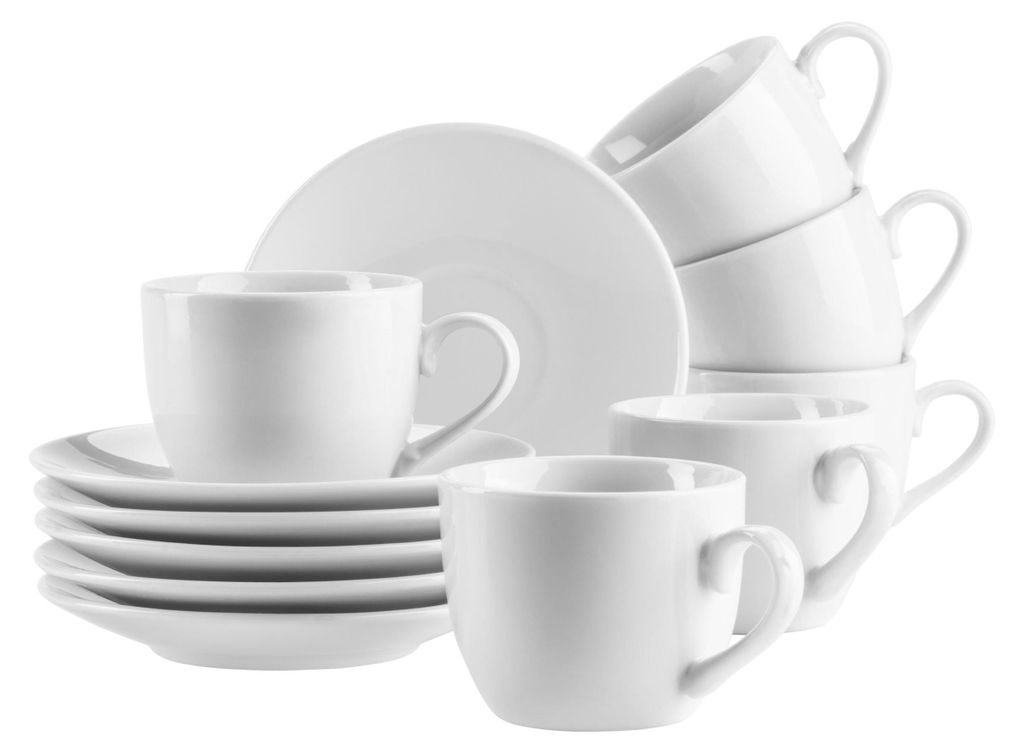 Espressotassen-Set, Porzellan Espressotassen-Set, Porzellan Produktbild 
