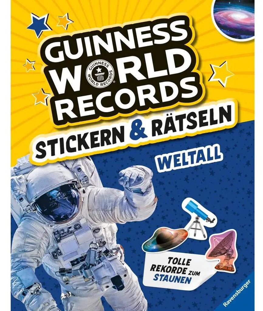 Guinness World Records: Stickern & Rätseln - Weltall